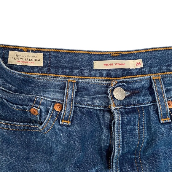 Levi’s wedgie straight jeans Size 26 - Picture 3 of 7